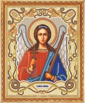 Алмазная мозаика (круглые блестящие стразы) М-205 Икона Св. Ангел Хранитель