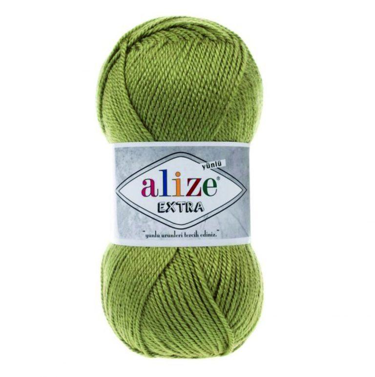 Пряжа для вязания ALIZE «EXTRA YUNLU» (№100) Светло-болотный