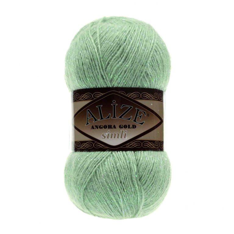 Пряжа для вязания ALIZE «ANGORA GOLD SIMLI» (№515) Миндаль