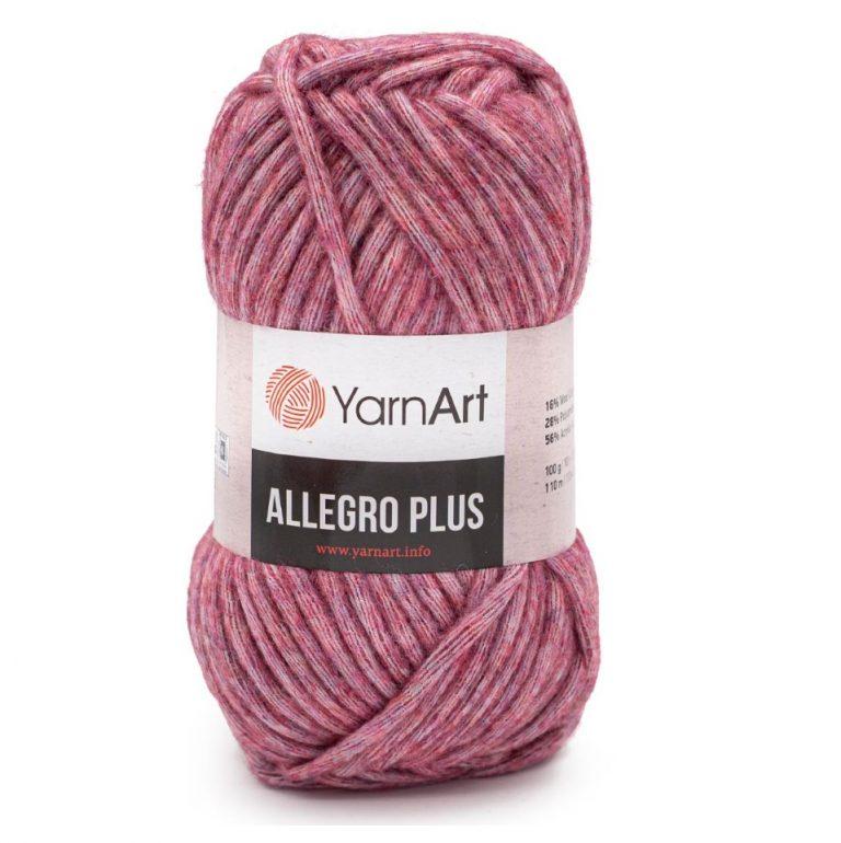 Пряжа для вязания YARNART «ALLEGRO PLUS» (№702) Темно-розовый меланж