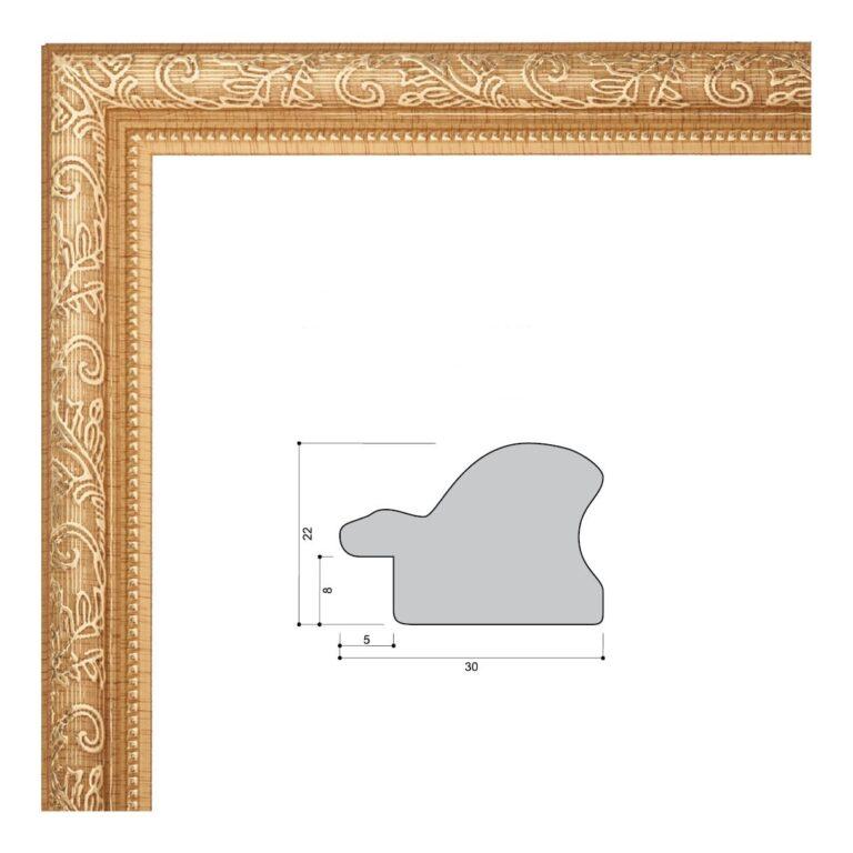 Багет пластиковый (2902С-139A1) 2,9м