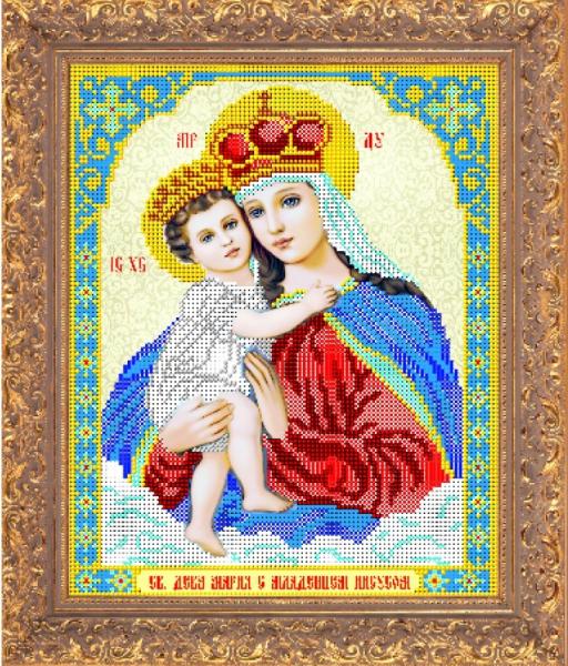 Кулон Дева Мария с Младенцем