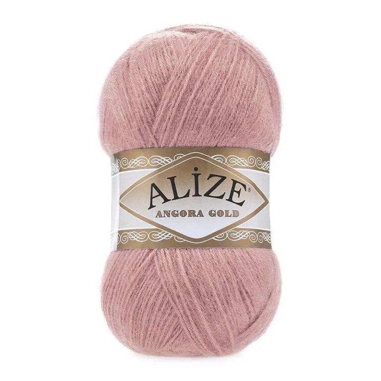 Пряжа для вязания ALIZE «ANGORA GOLD» (№144) Темная пудра