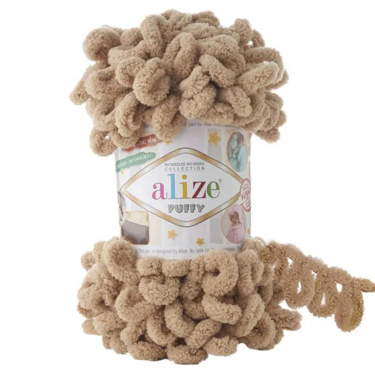 Пряжа для вязания ALIZE «PUFFY» (№262) Бежевый
