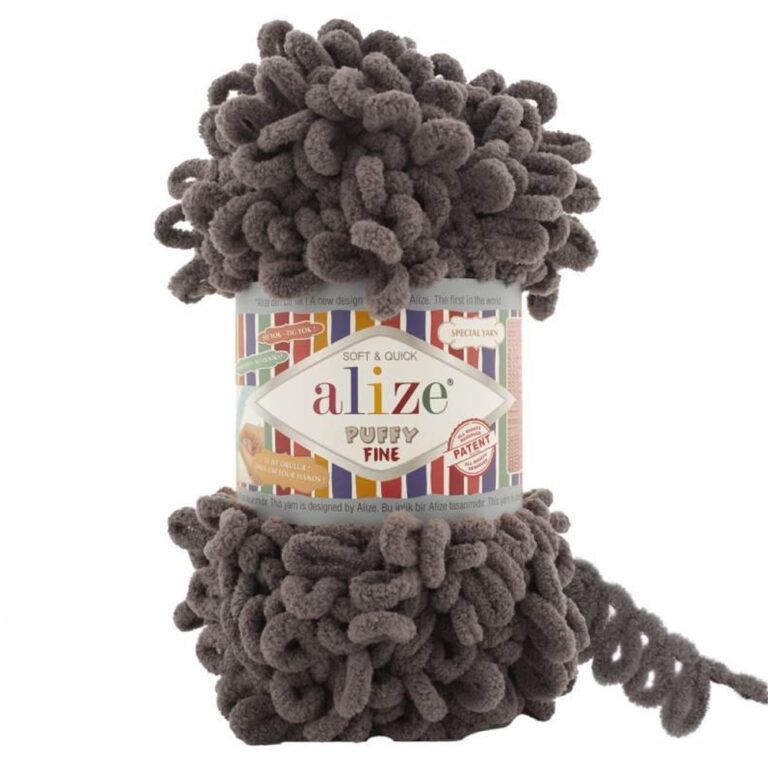 Пряжа для вязания ALIZE «PUFFY FINE» (№305) Кофейный