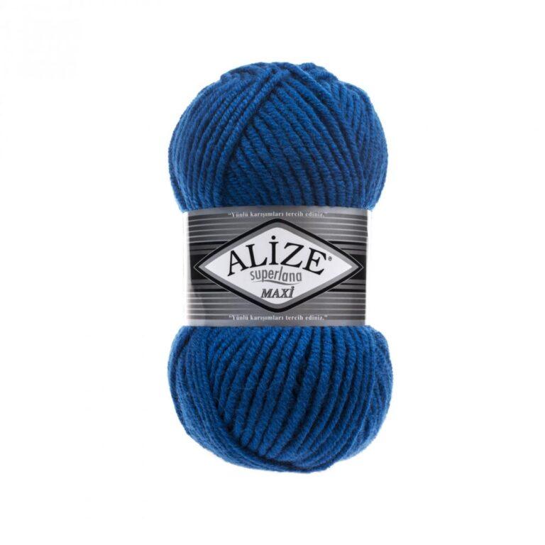 Пряжа для вязания ALIZE «SUPERLANA MAXI» (№141) Василек