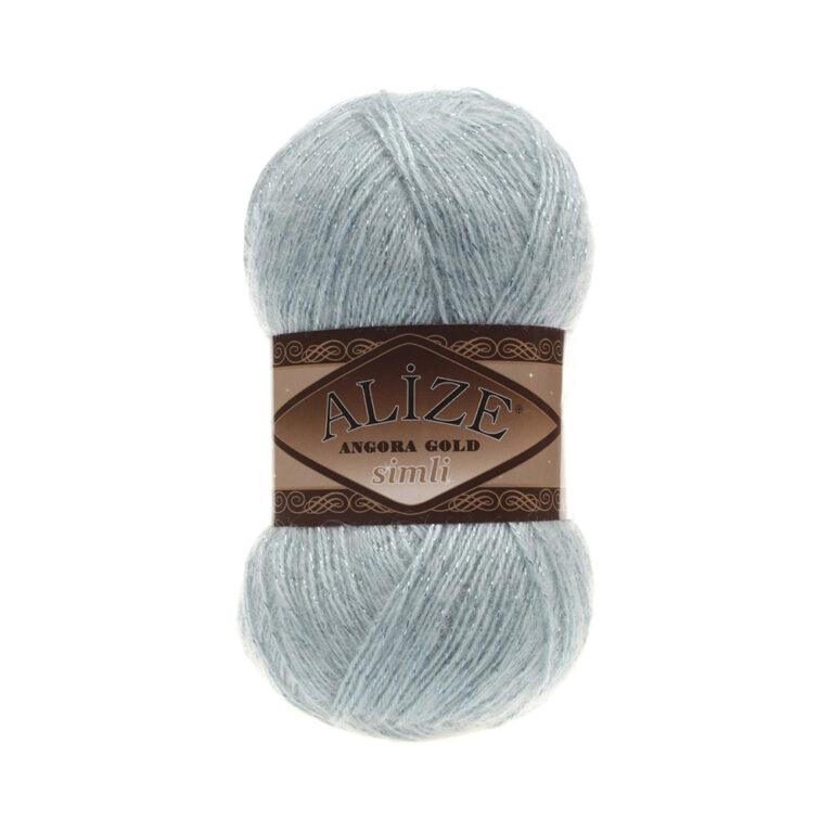 Пряжа для вязания ALIZE «ANGORA GOLD SIMLI» (№114) Мята