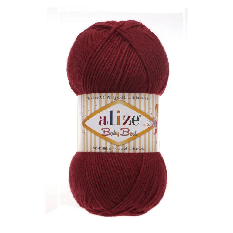Пряжа для вязания ALIZE «BABY BEST» (№390) Смородина