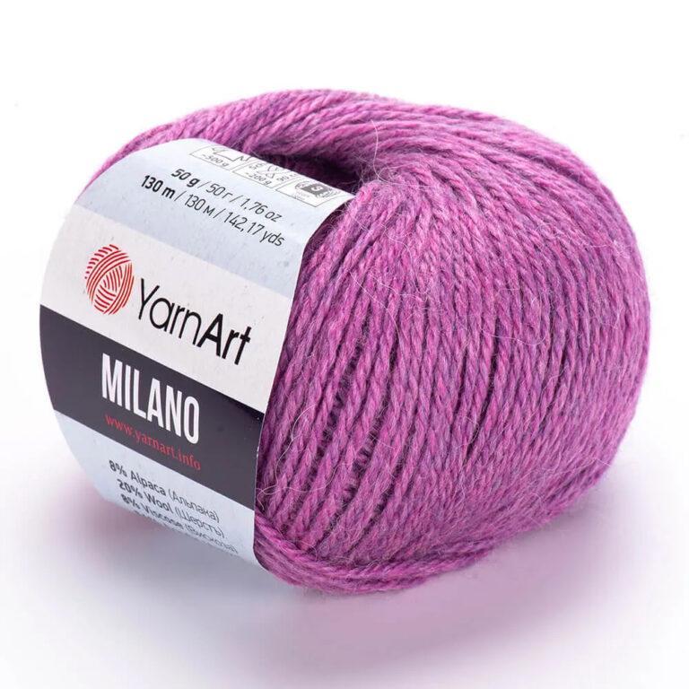 Пряжа для вязания YARNART «MILANO» (№861) Сиреневый