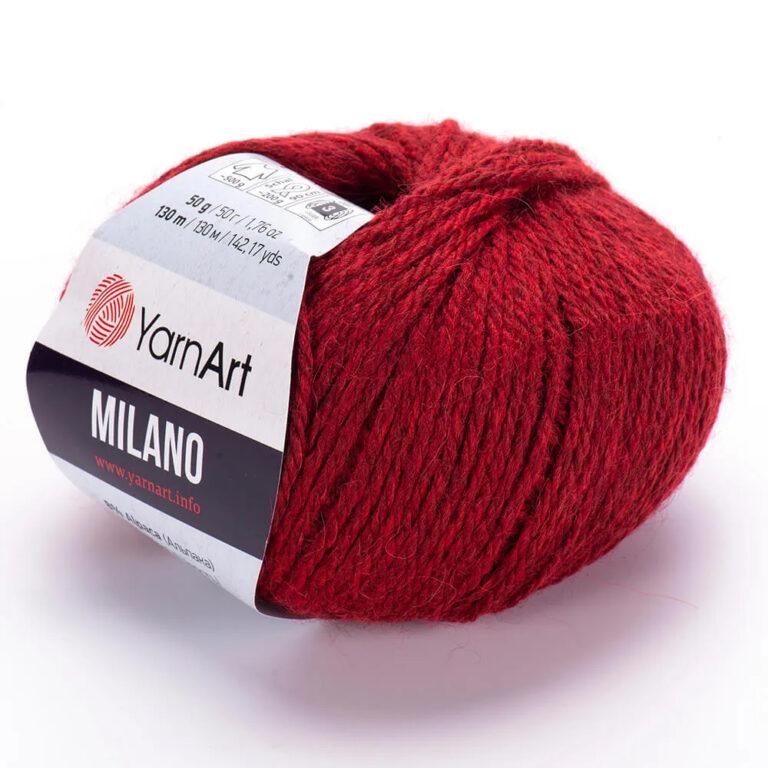 Пряжа для вязания YARNART «MILANO» (№862) Бордовый