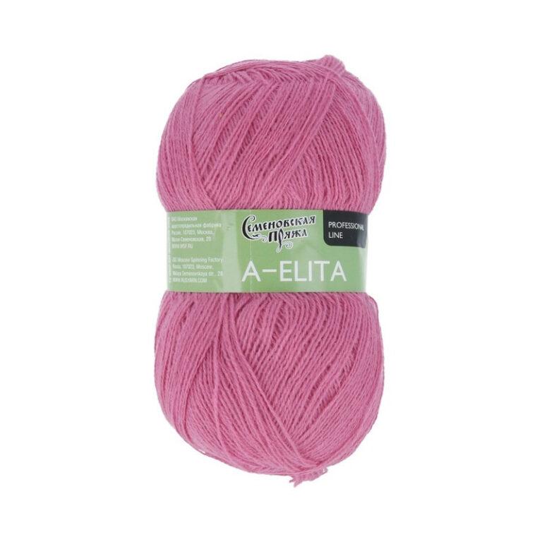 Пряжа для вязания СЕМЕНОВСКАЯ A-ELITA (№158) Флокс