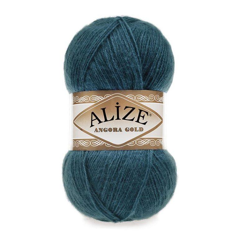 Пряжа для вязания ALIZE «ANGORA GOLD» (№17) Петроль