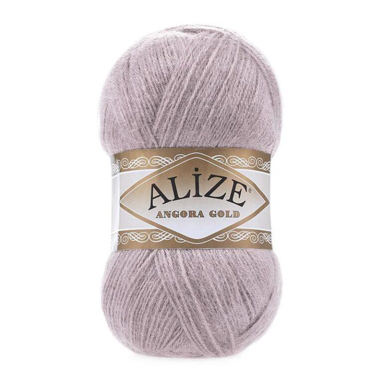 Пряжа для вязания ALIZE «ANGORA GOLD» (№163) Серая роза
