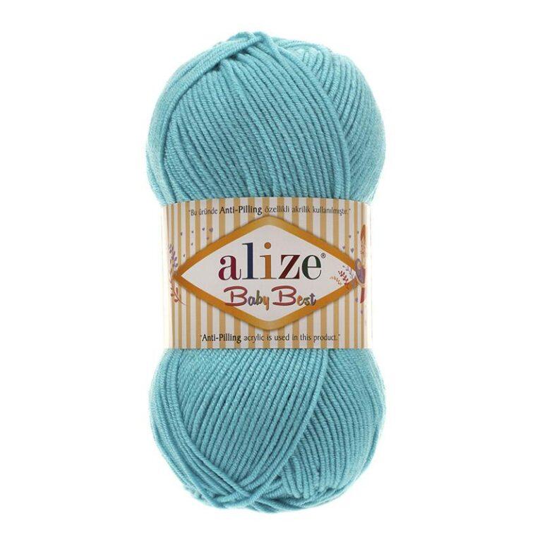 Пряжа для вязания ALIZE «BABY BEST» (№287) Бирюзовый
