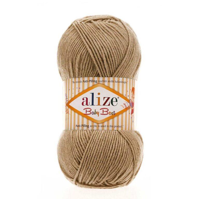 Пряжа для вязания ALIZE «BABY BEST» (№368) Верблюжий