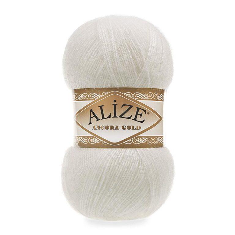 Пряжа для вязания ALIZE «ANGORA GOLD» (№450) Жемчужный