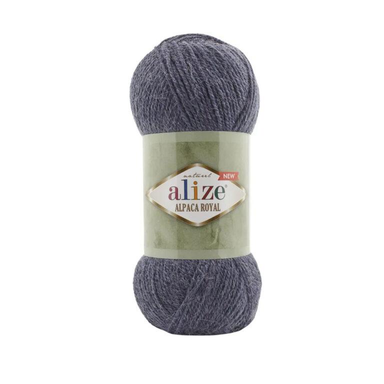 Пряжа для вязания ALIZE «ALPACA ROYAL NEW» (№203) Джинс меланж
