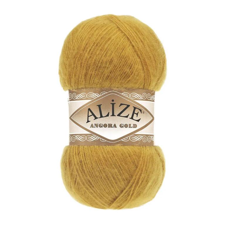 Пряжа для вязания ALIZE «ANGORA GOLD» (№02) Шафран