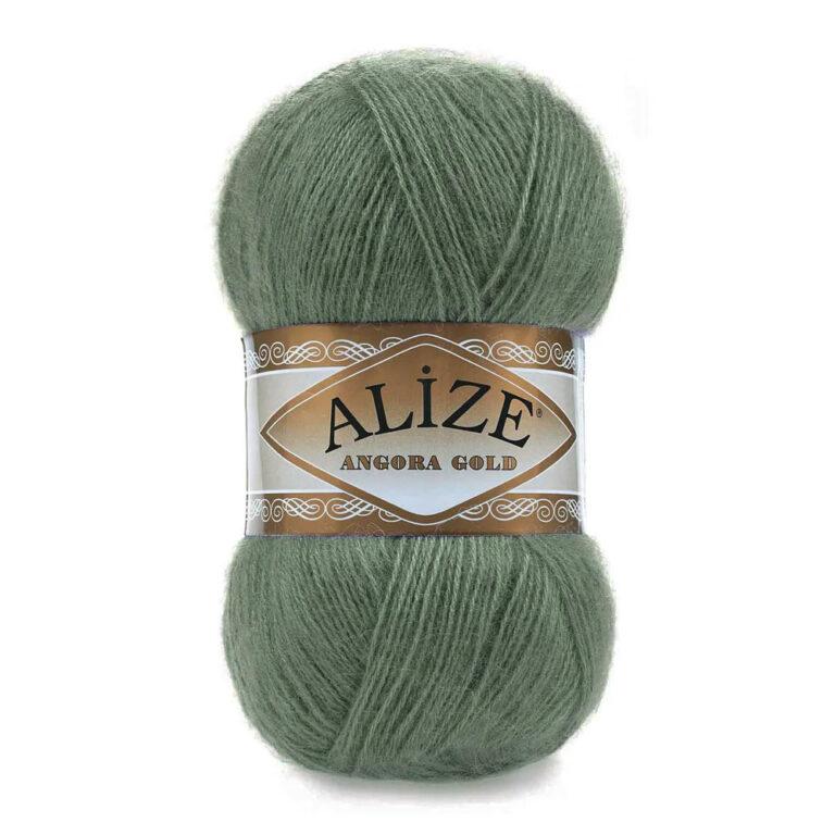 Пряжа для вязания ALIZE «ANGORA GOLD» (№180) Зелёный миндаль