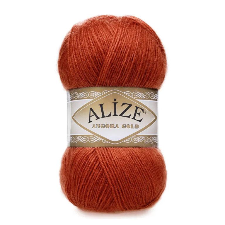 Пряжа для вязания ALIZE «ANGORA GOLD» (№36) Терракотовый