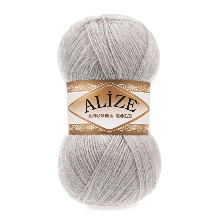 Пряжа для вязания ALIZE «ANGORA GOLD» (№652) Пепельный