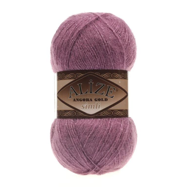 Пряжа для вязания ALIZE «ANGORA GOLD SIMLI» (№28) Сухая роза
