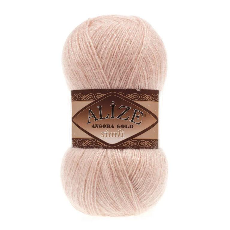Пряжа для вязания ALIZE «ANGORA GOLD SIMLI» (№404) Шампань