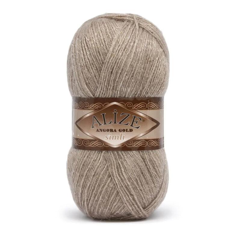 Пряжа для вязания ALIZE «ANGORA GOLD SIMLI» (№541) Норка