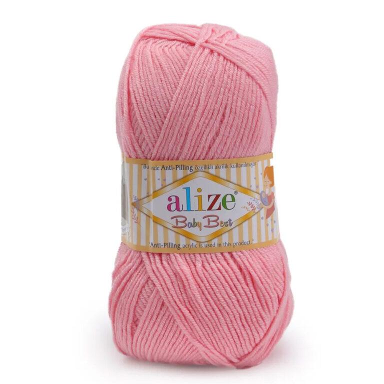 Пряжа для вязания ALIZE BABY BEST (№161) Пудра