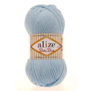Пряжа для вязания ALIZE BABY BEST (№183) Голубой