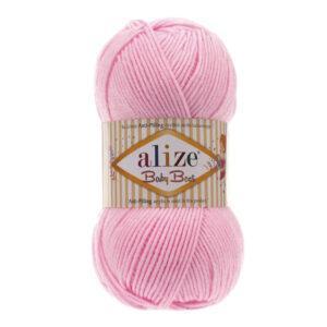 Пряжа для вязания ALIZE BABY BEST (№191) Розовый