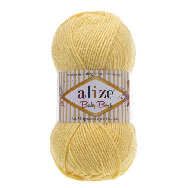 Пряжа для вязания ALIZE BABY BEST (№250) Светлый лимон