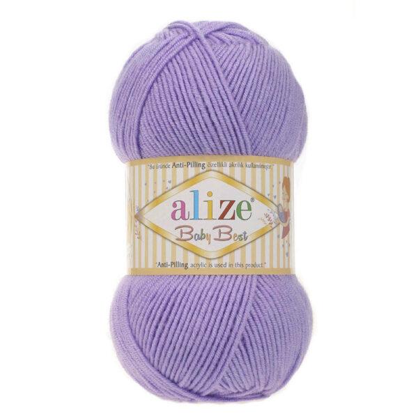 Пряжа для вязания ALIZE BABY BEST (№43) Сирень