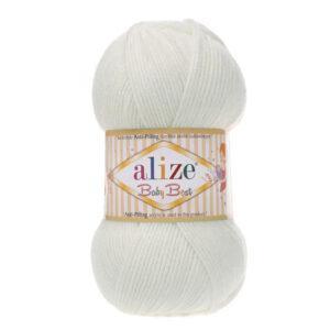 Пряжа для вязания ALIZE BABY BEST (№450) Жемчужный