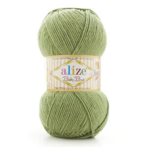 Пряжа для вязания ALIZE BABY BEST (№485) Зелёная трава