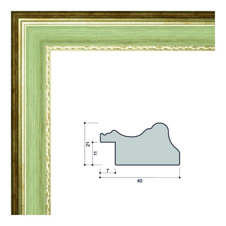 Багет пластиковый (10305-1) 2,9м