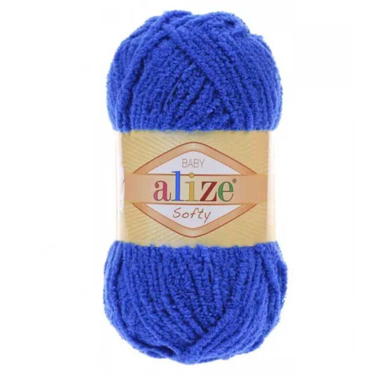 Пряжа для вязания ALIZE «SOFTY» (№141) Василек