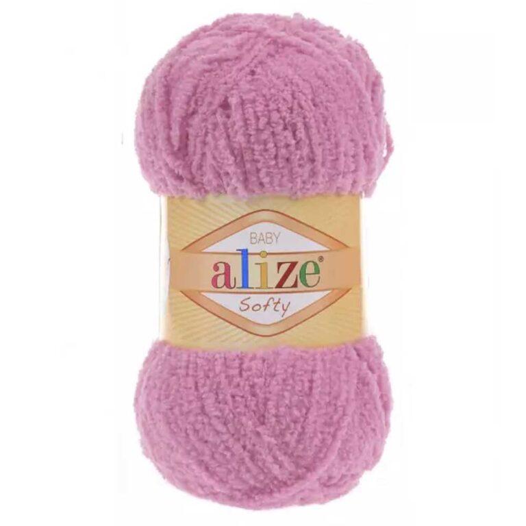 Пряжа для вязания ALIZE «SOFTY» (№191) Светло-розовый