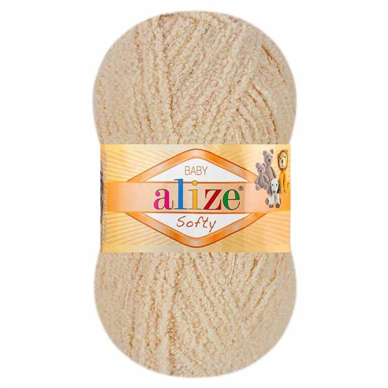 Пряжа для вязания ALIZE «SOFTY» (№310) Бежевый