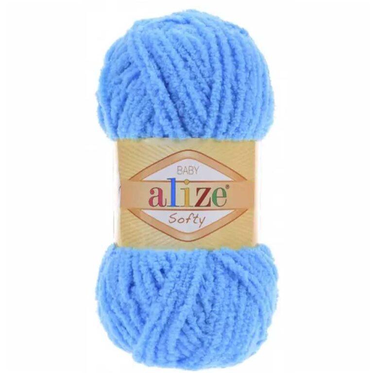 Пряжа для вязания ALIZE «SOFTY» (№364) Морская волна