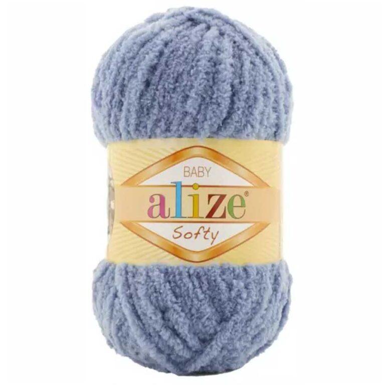 Пряжа для вязания ALIZE «SOFTY» (№374) Джинсовый