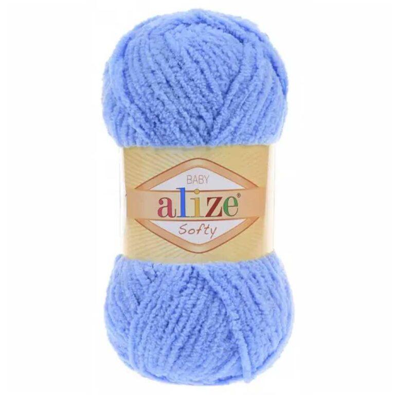 Пряжа для вязания ALIZE «SOFTY» (№40) Голубой