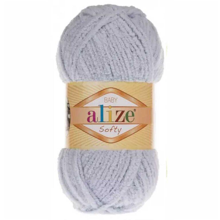 Пряжа для вязания ALIZE «SOFTY» (№416) Серый