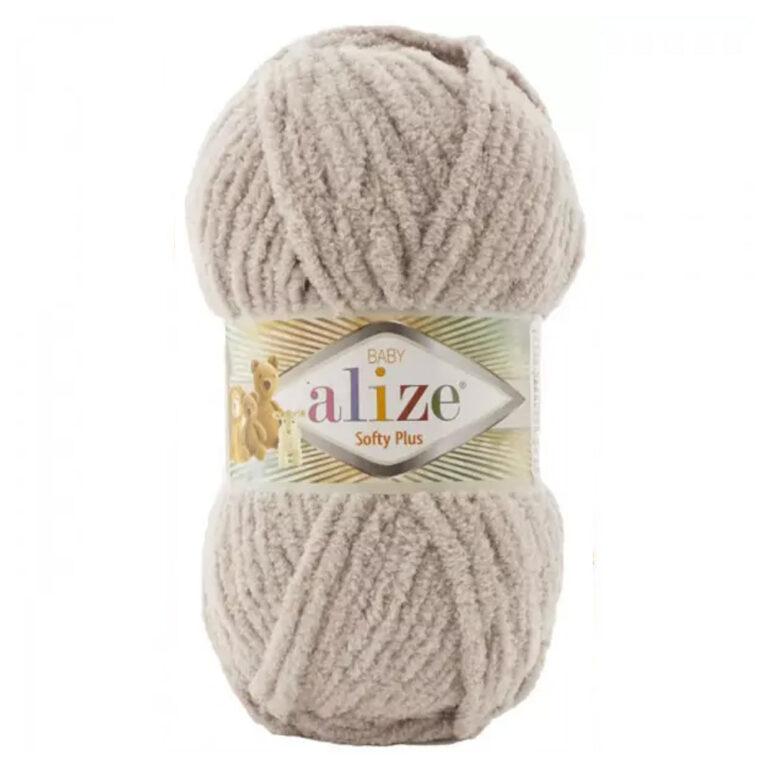 Пряжа для вязания ALIZE «SOFTY PLUS» (№115) Светло-бежевый