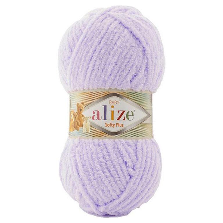 Пряжа для вязания ALIZE «SOFTY PLUS» (№146) Светлая сирень