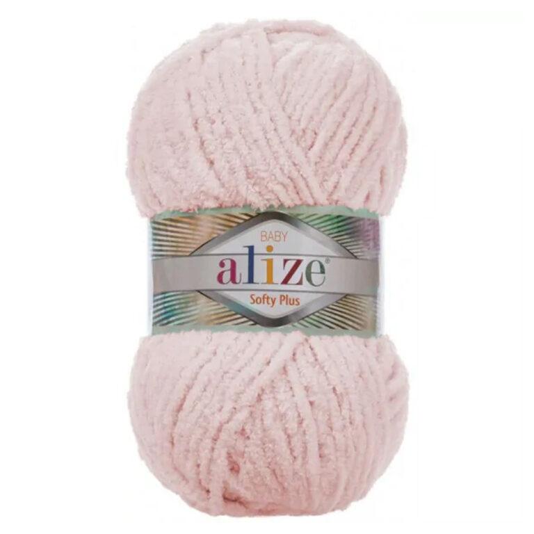 Пряжа для вязания ALIZE «SOFTY PLUS» (№161) Пудра