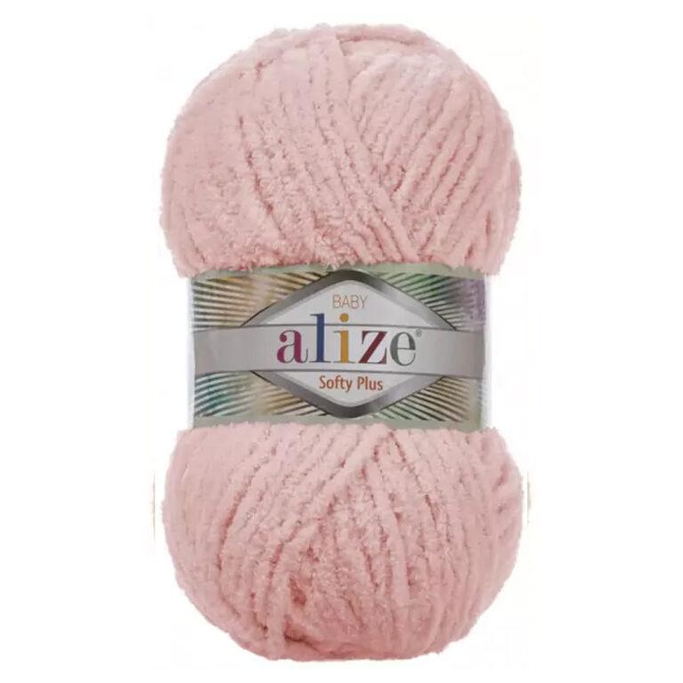 Пряжа для вязания ALIZE «SOFTY PLUS» (№340) Розовый персик