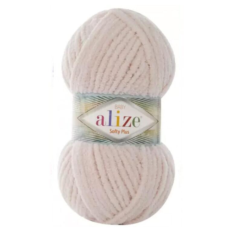 Пряжа для вязания ALIZE «SOFTY PLUS» (№382) Телесный