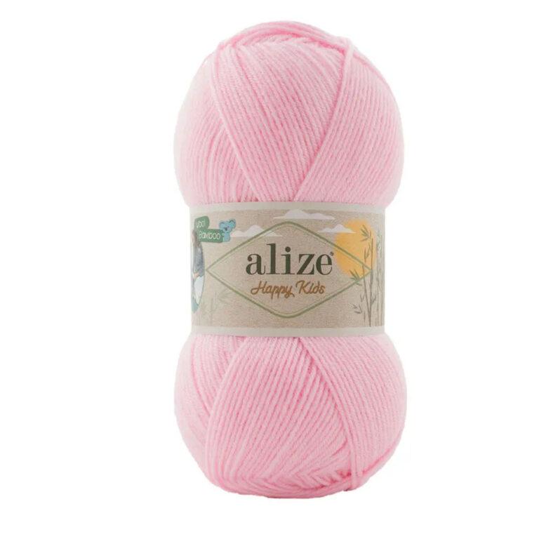 Пряжа для вязания ALIZE «HAPPY KIDS» (№185) Розовый