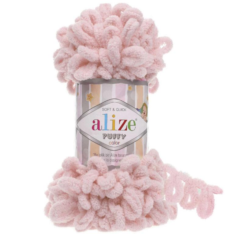 Пряжа для вязания ALIZE «PUFFY» (№161) Пудра